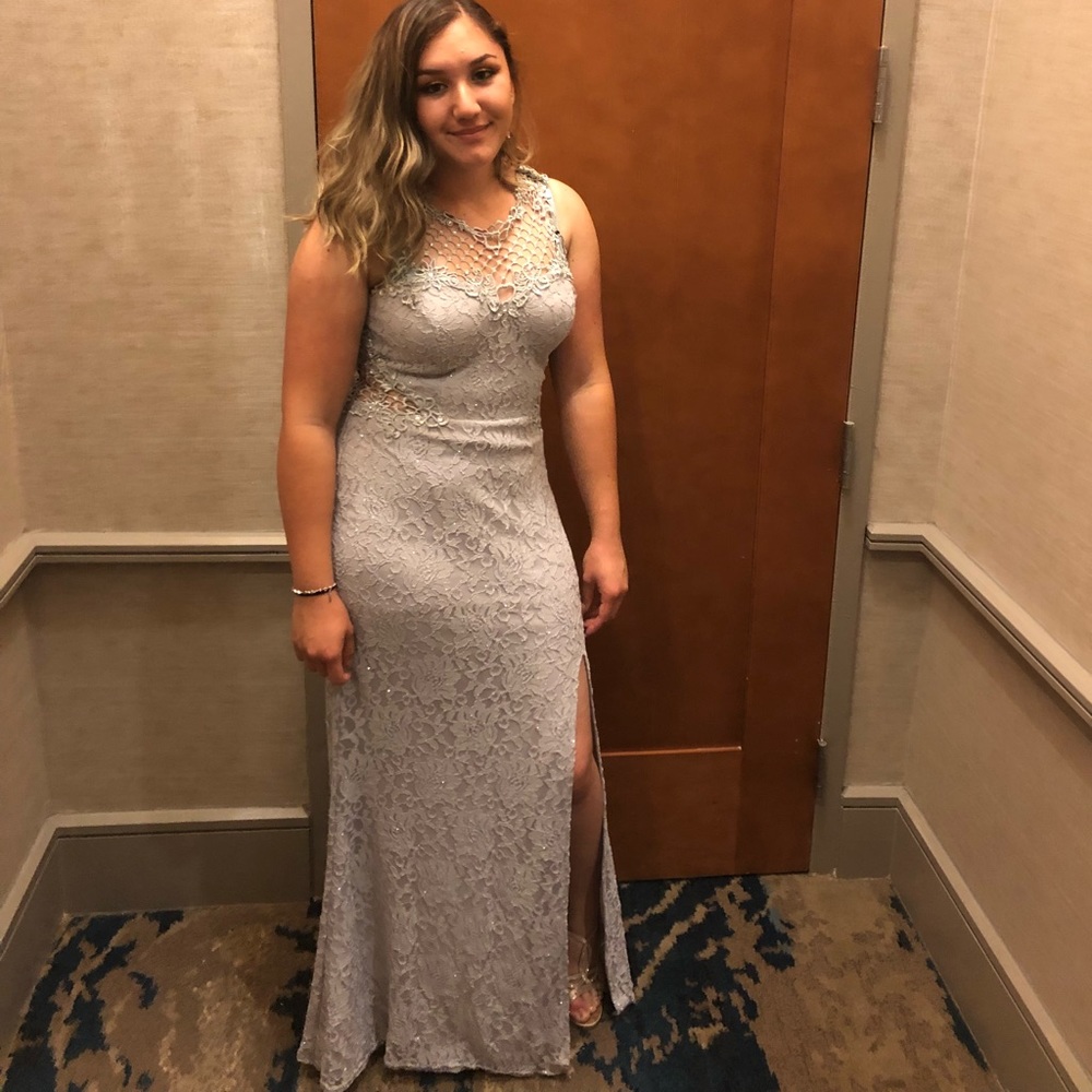 A prom dress only worn once